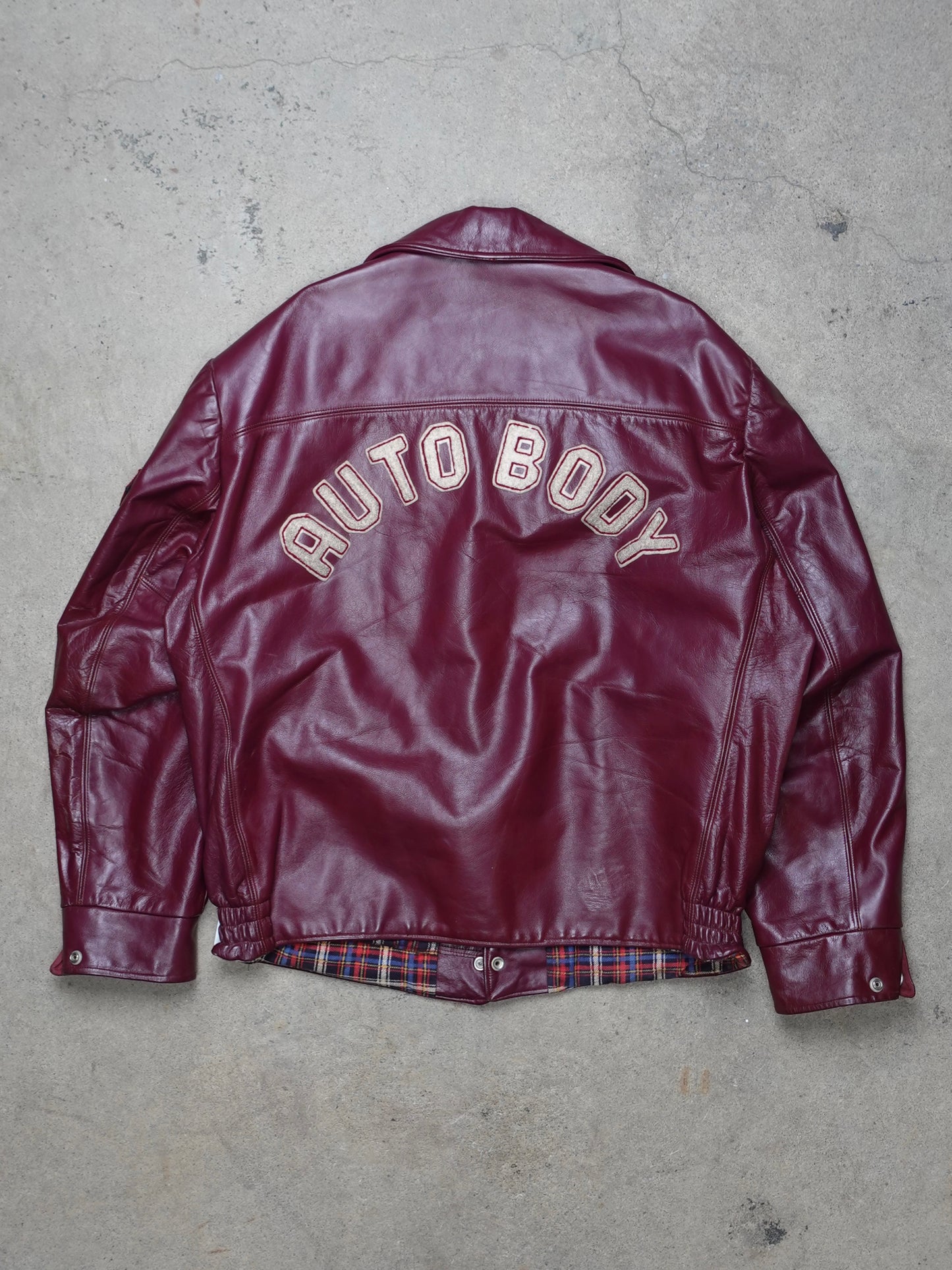 1980S - TORONTO AUTO BODY LEATHER JACKET