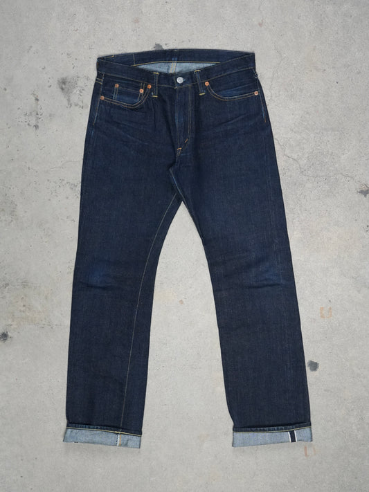 2000S - THE FLAD HEAD 3001 32X32 JAPANESE DENIM JEANS