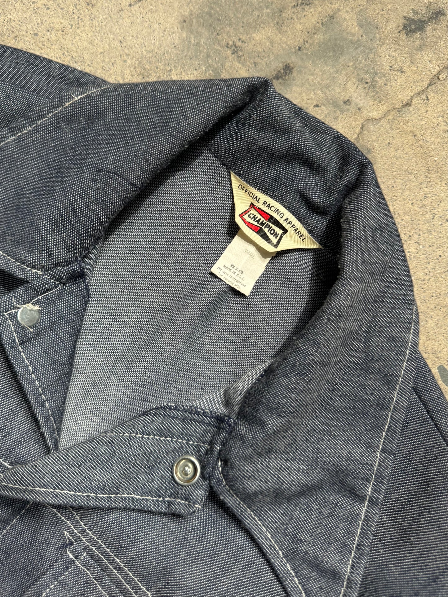 1970S - CHAMPION CHAMBRAY TRUCKER JACKET