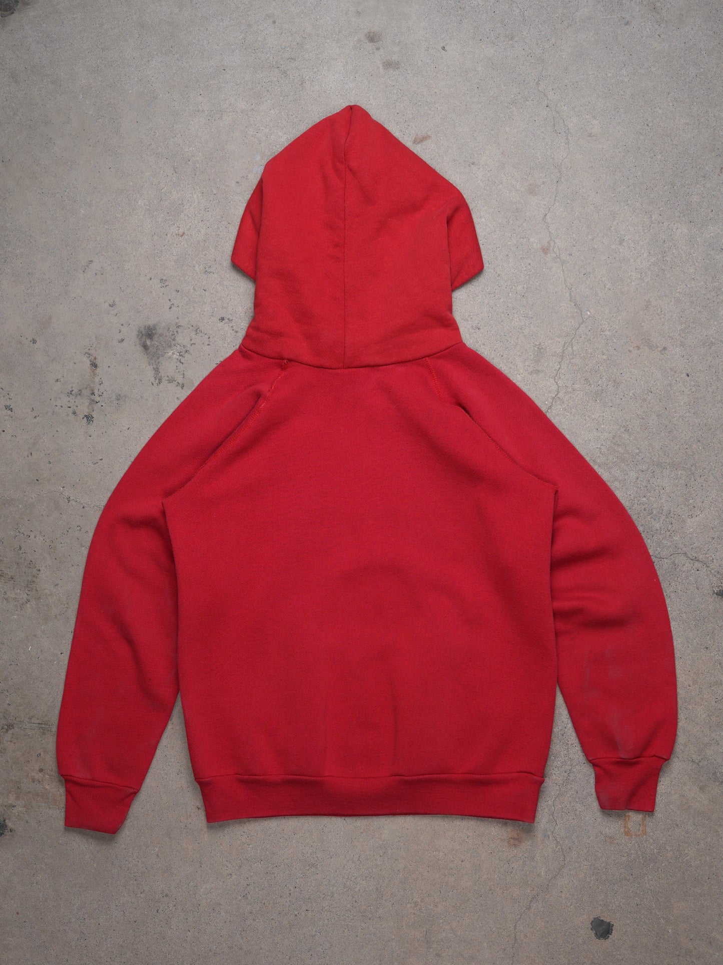 1980S - WISCONSIN HOODED SWEATSHIRT