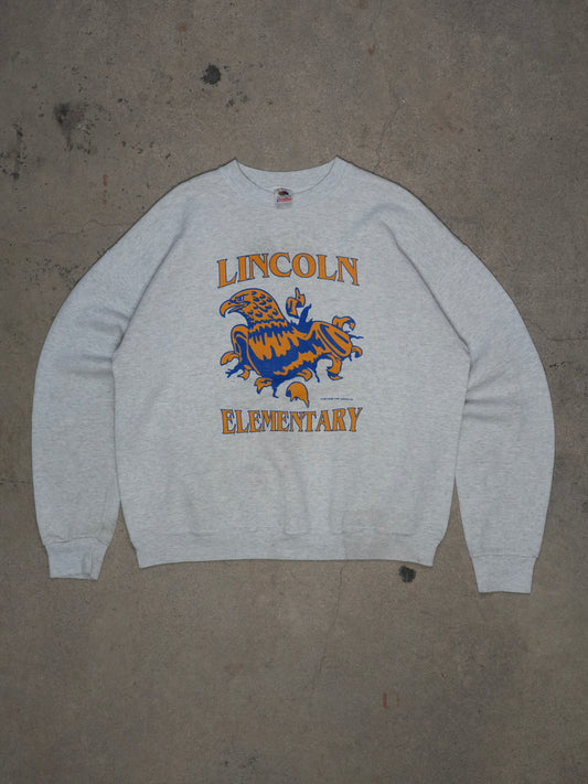 1995 - "LINCOLN ELEMENTARY" CREWNECK SWEATSHIRT