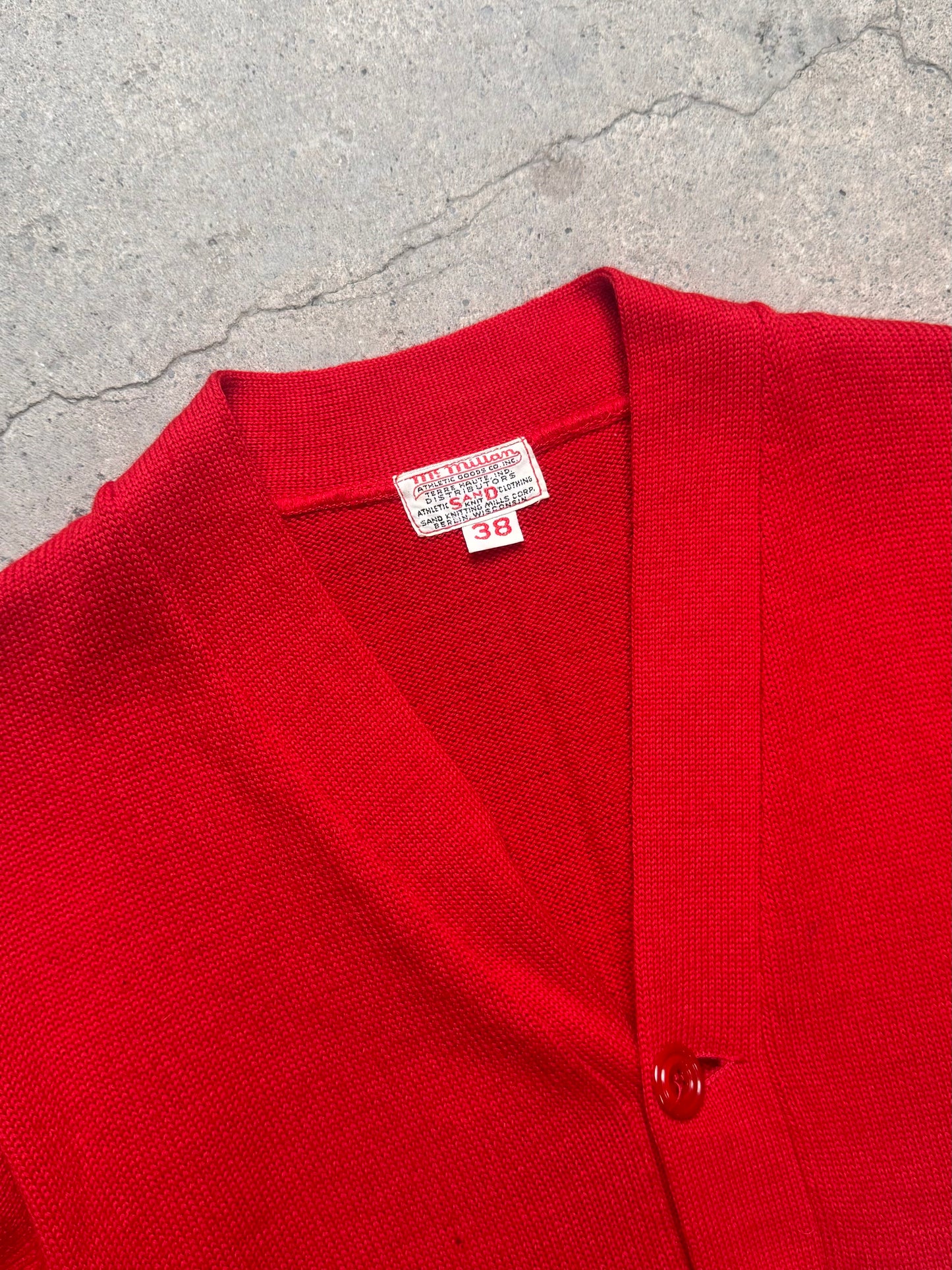 1950S - LETTERMAN KNIT SWEATER