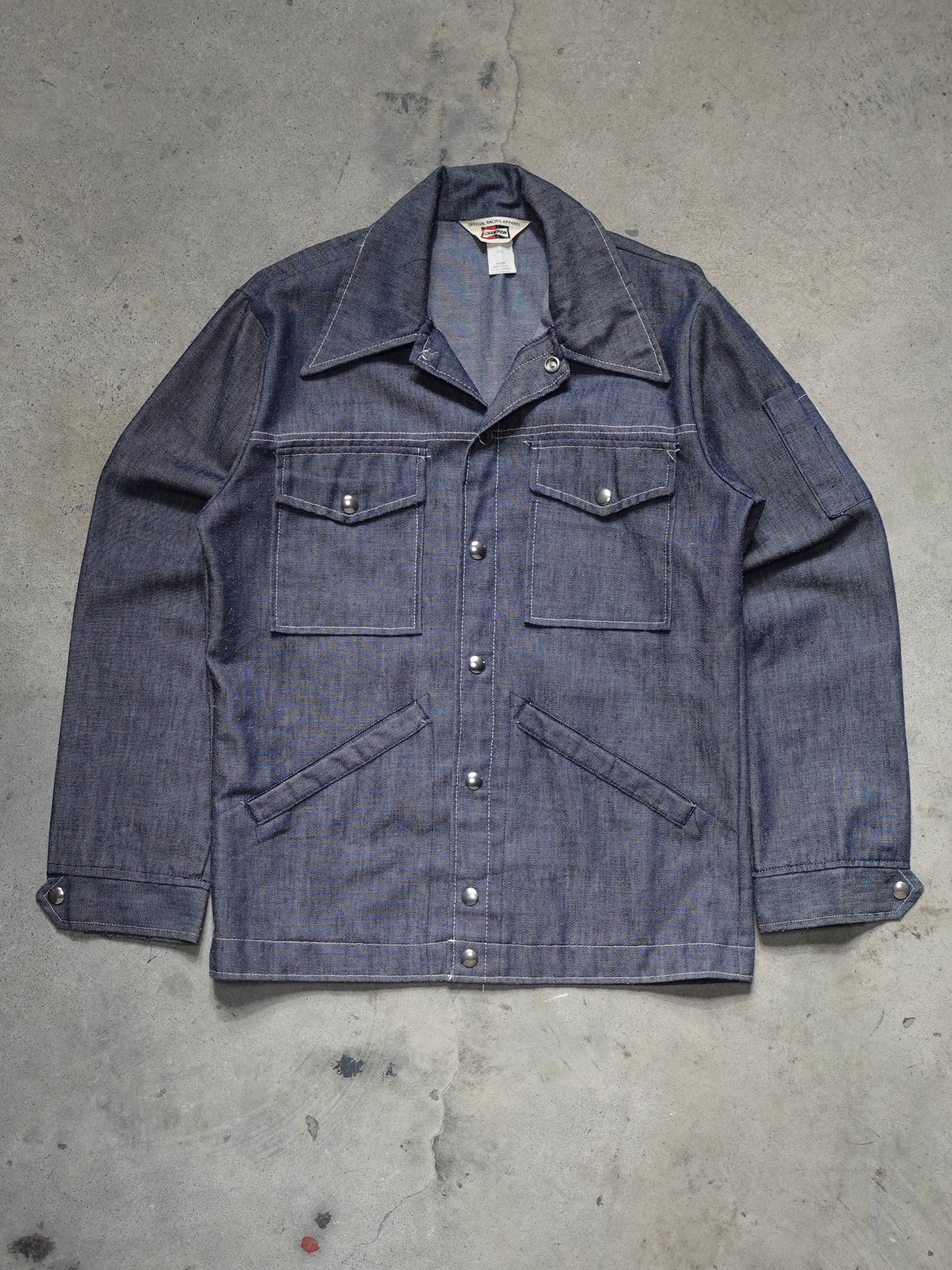 1970S - CHAMPION CHAMBRAY TRUCKER JACKET