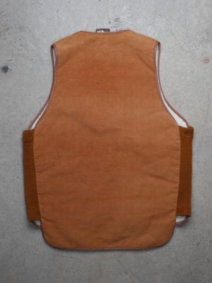 Classic Outerwear Sherpa-Lined Suede Vest (M)