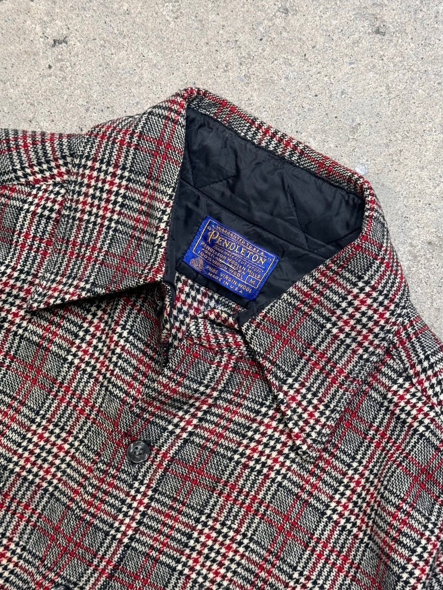 1980S - PENDLETON PLAID FLANNEL SHIRT