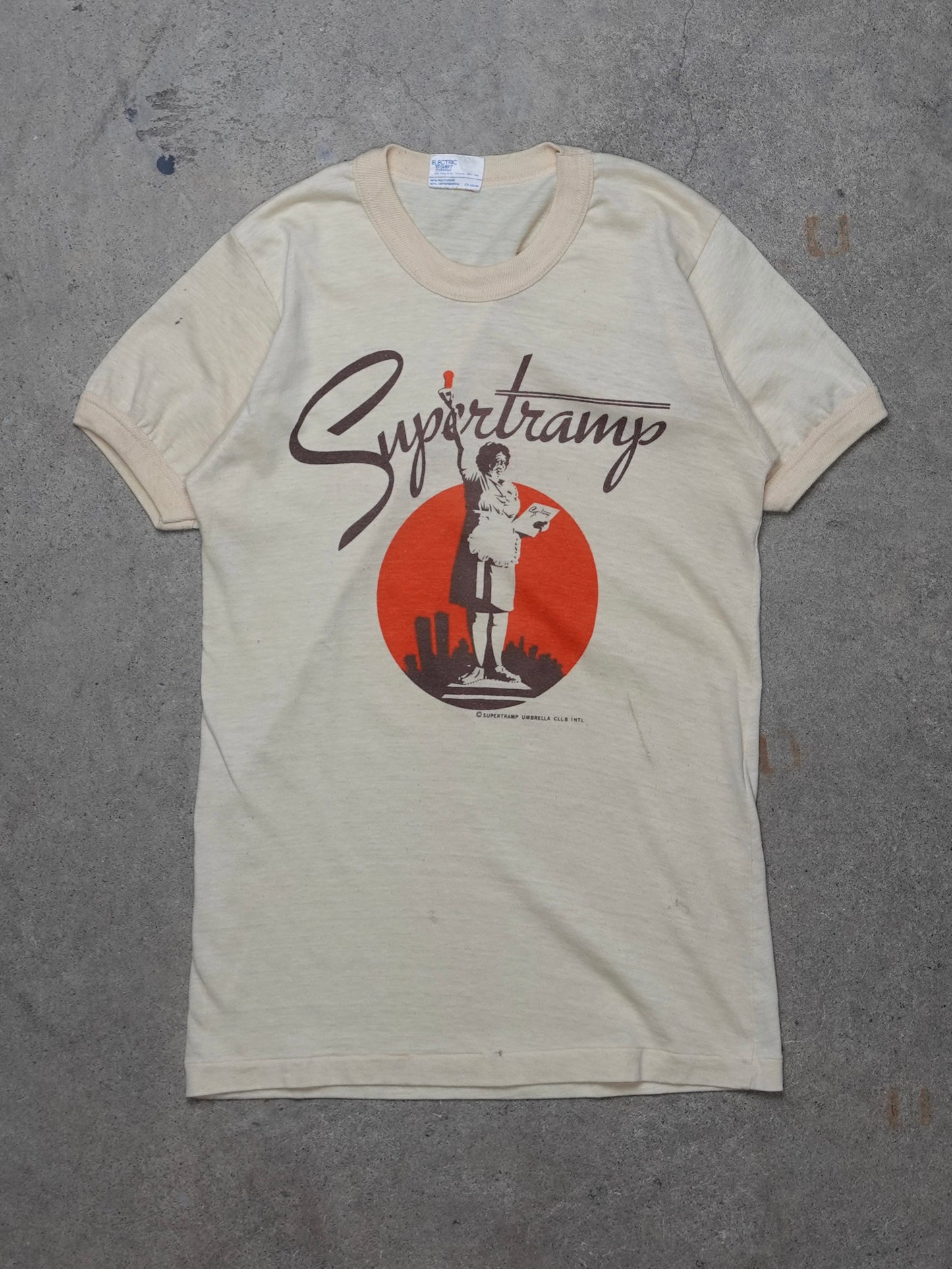 1970S/80S - SUPER TRAMP RINGER T-SHIRT