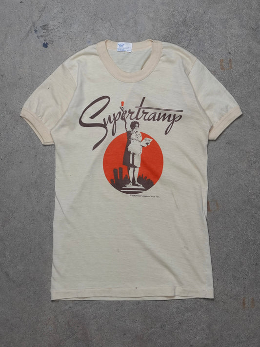 1970S/80S - SUPER TRAMP RINGER T-SHIRT