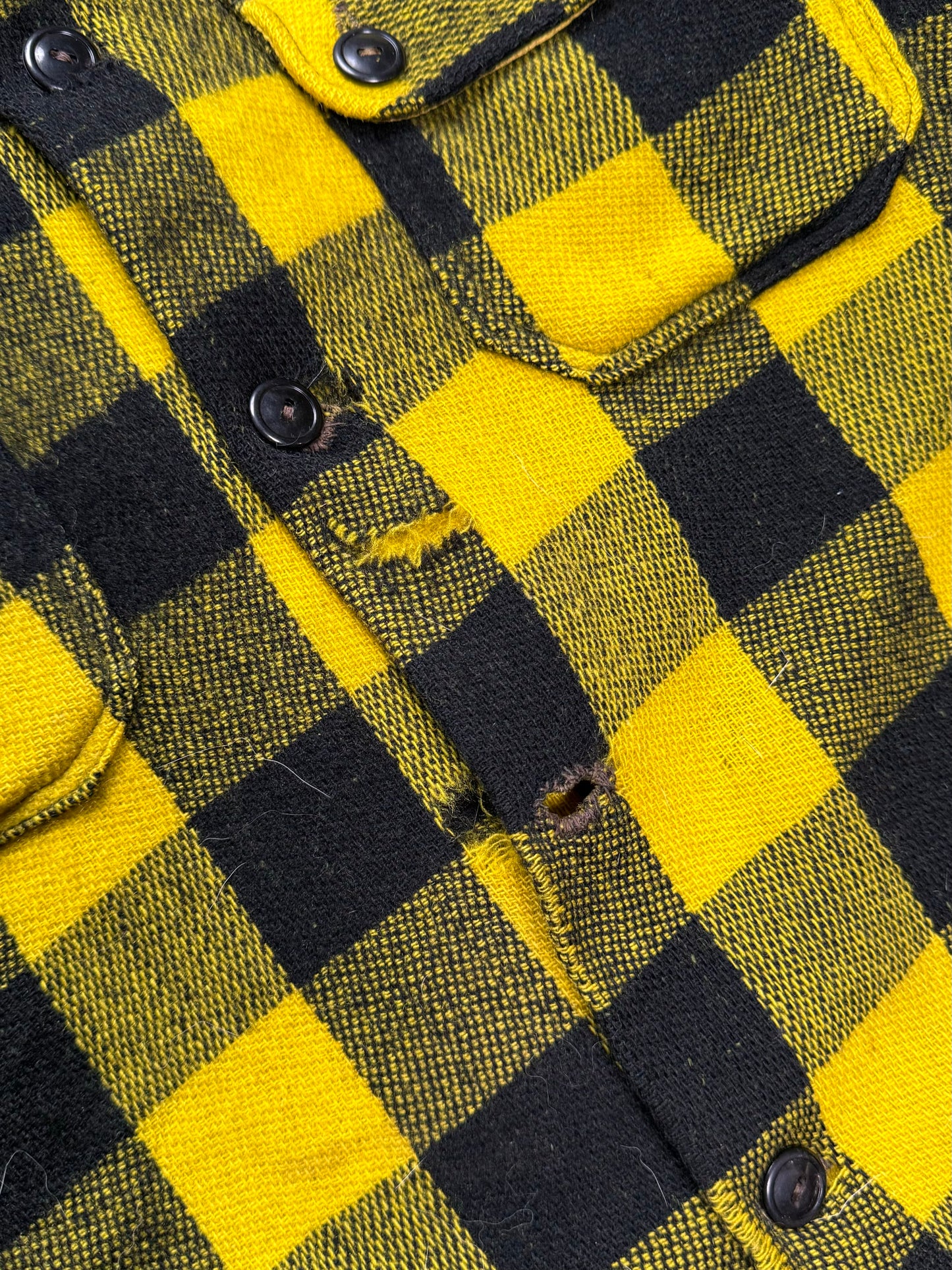 1950S - HUMPHRY CANADA HEAVY WOOL FLANEL OVER SHIRT