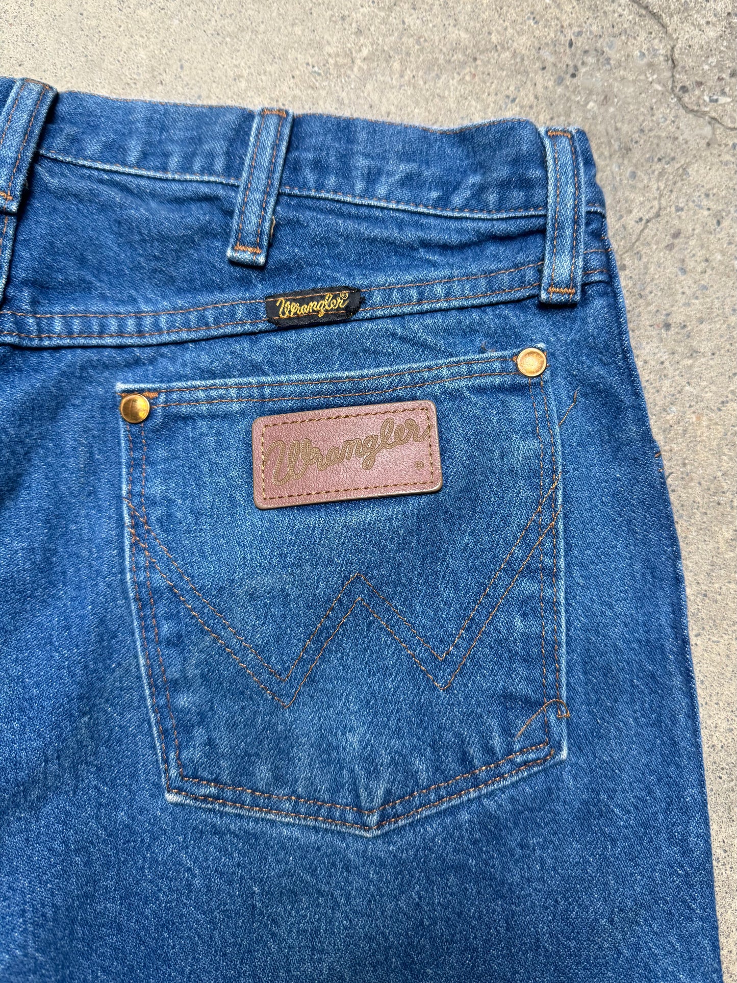 1980S/90S - WRANGLER COWBOY CUT DENIM JEANS