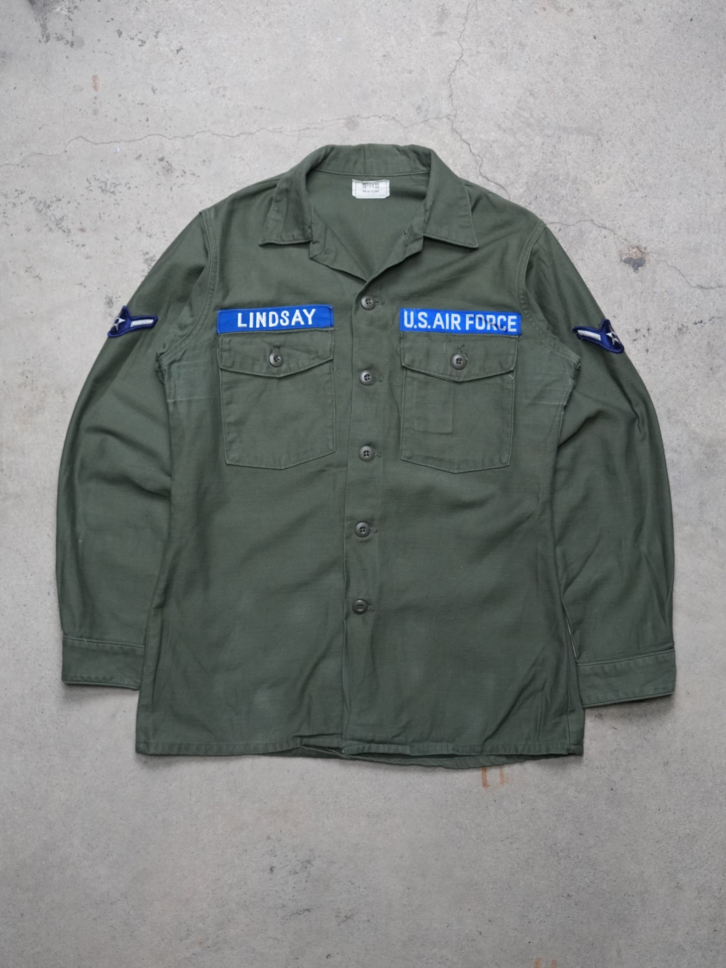 1970S - OG107 "AIRFORCE" UTILITY SHIRT