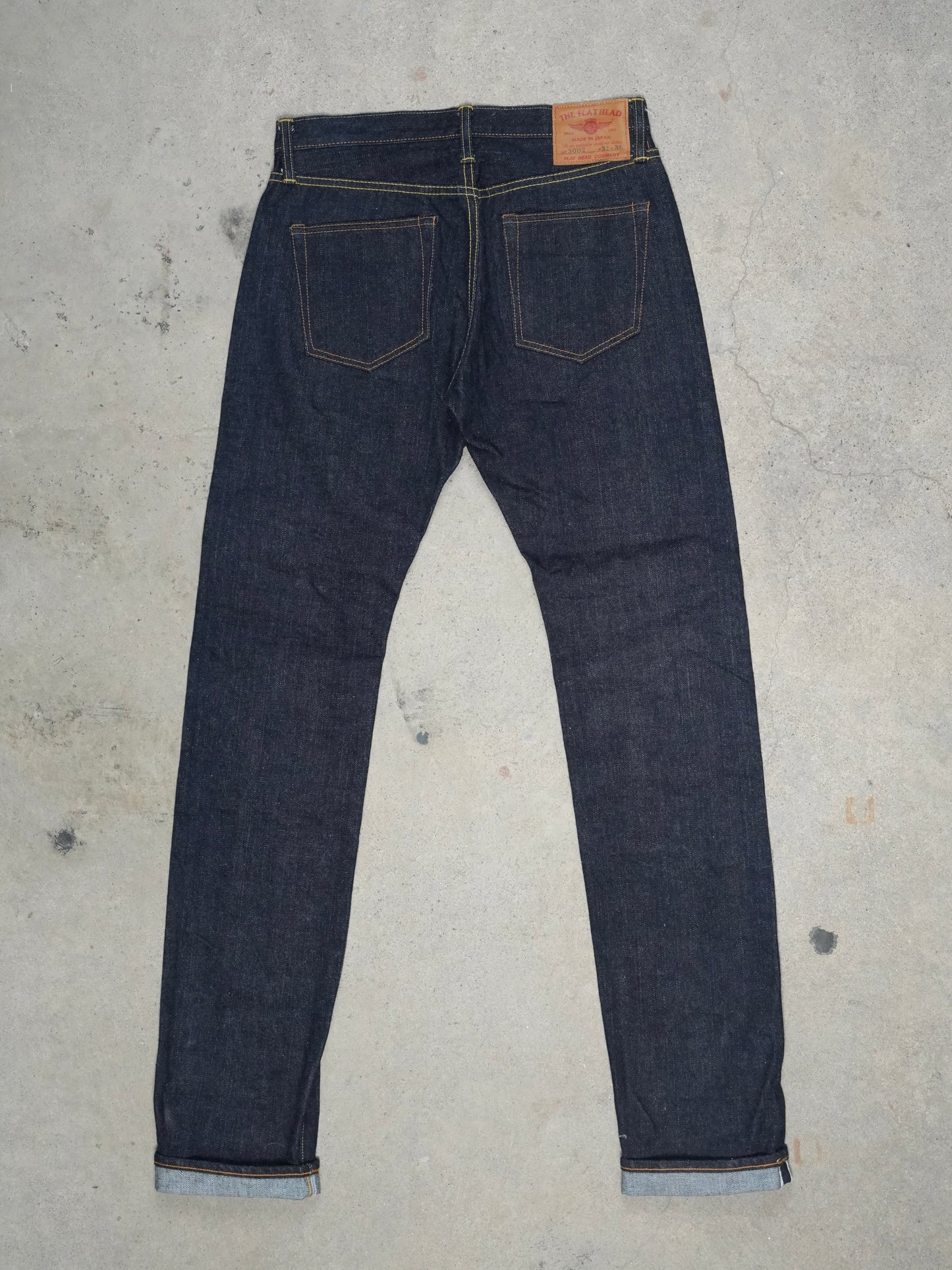 2000S - THE FLAD HEAD 3002 31X36 JAPANESE DENIM JEANS