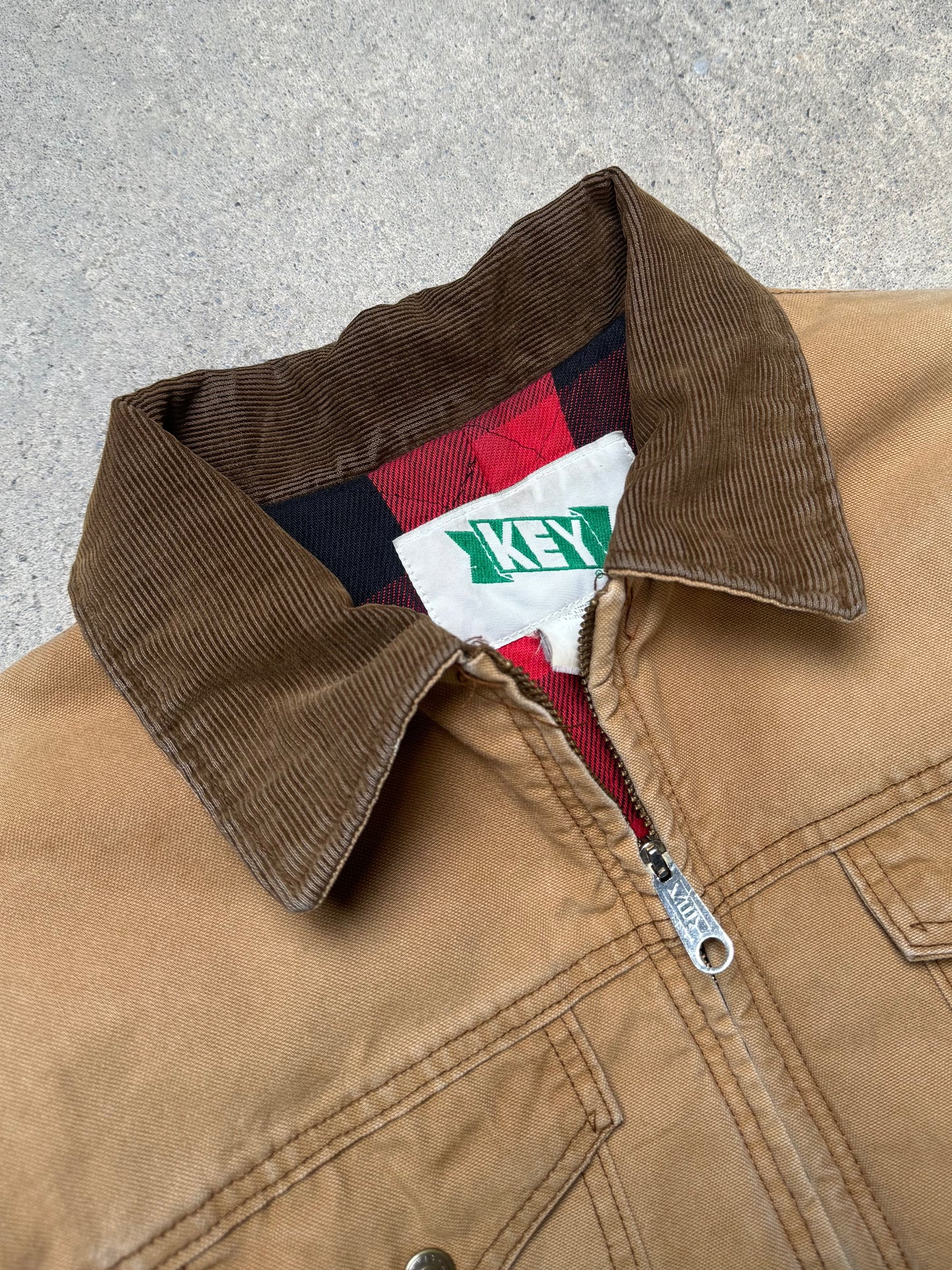 1980S/90S - KEY IMPERIAL DUCK CANVAS TRUCKER JACKET