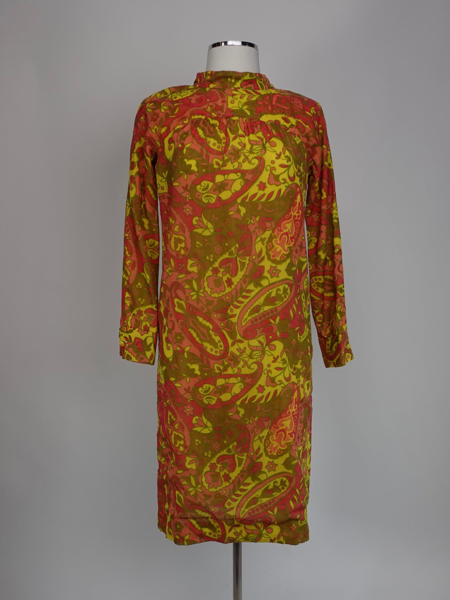 1960S - PAISLEY PARK PSYCHEDELIC PUCCI INSPIRED LONG SLEEVE SHIFT DRESS