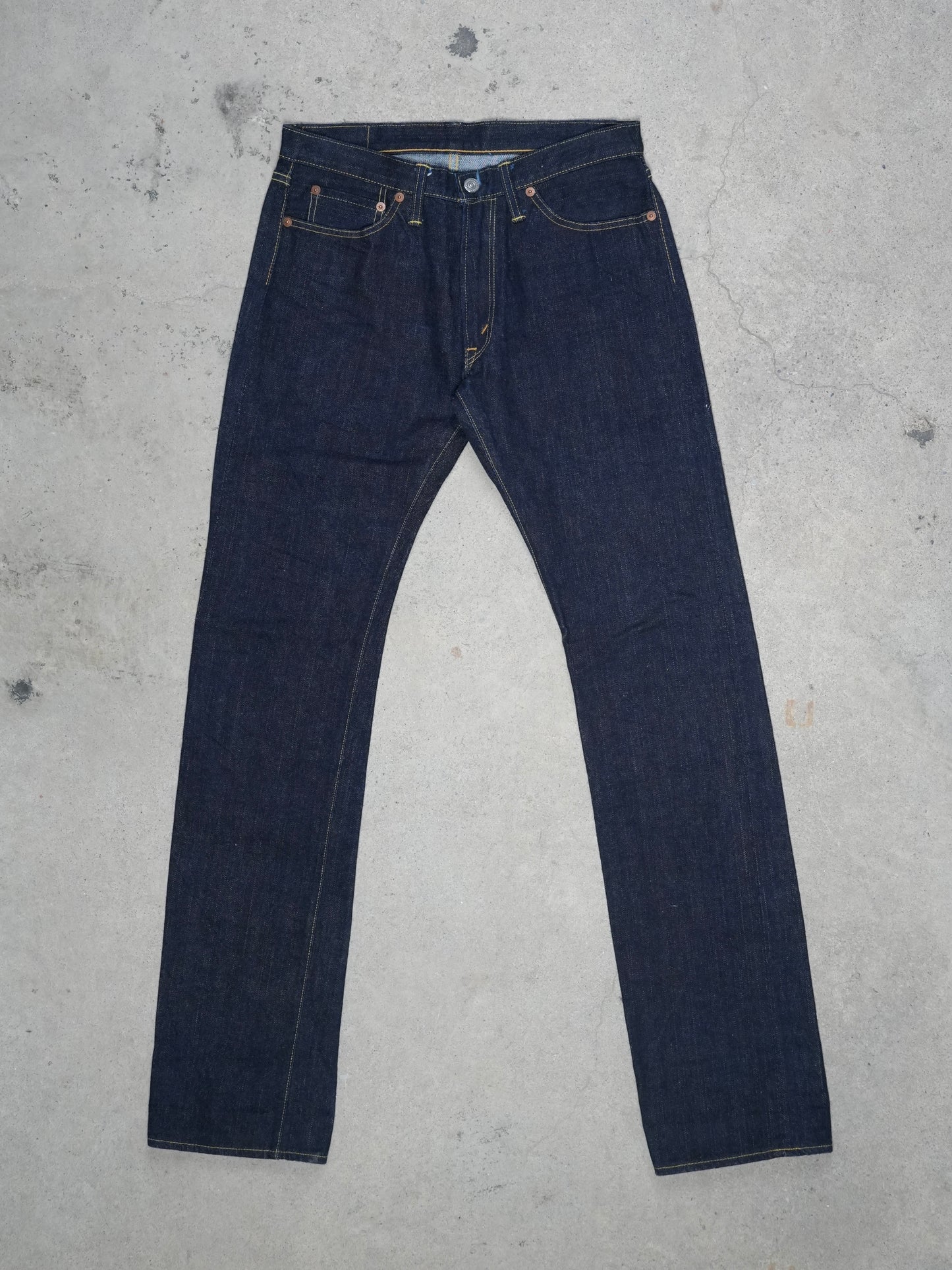 2000S - THE FLAD HEAD 3001 31X31 JAPANESE DENIM JEANS