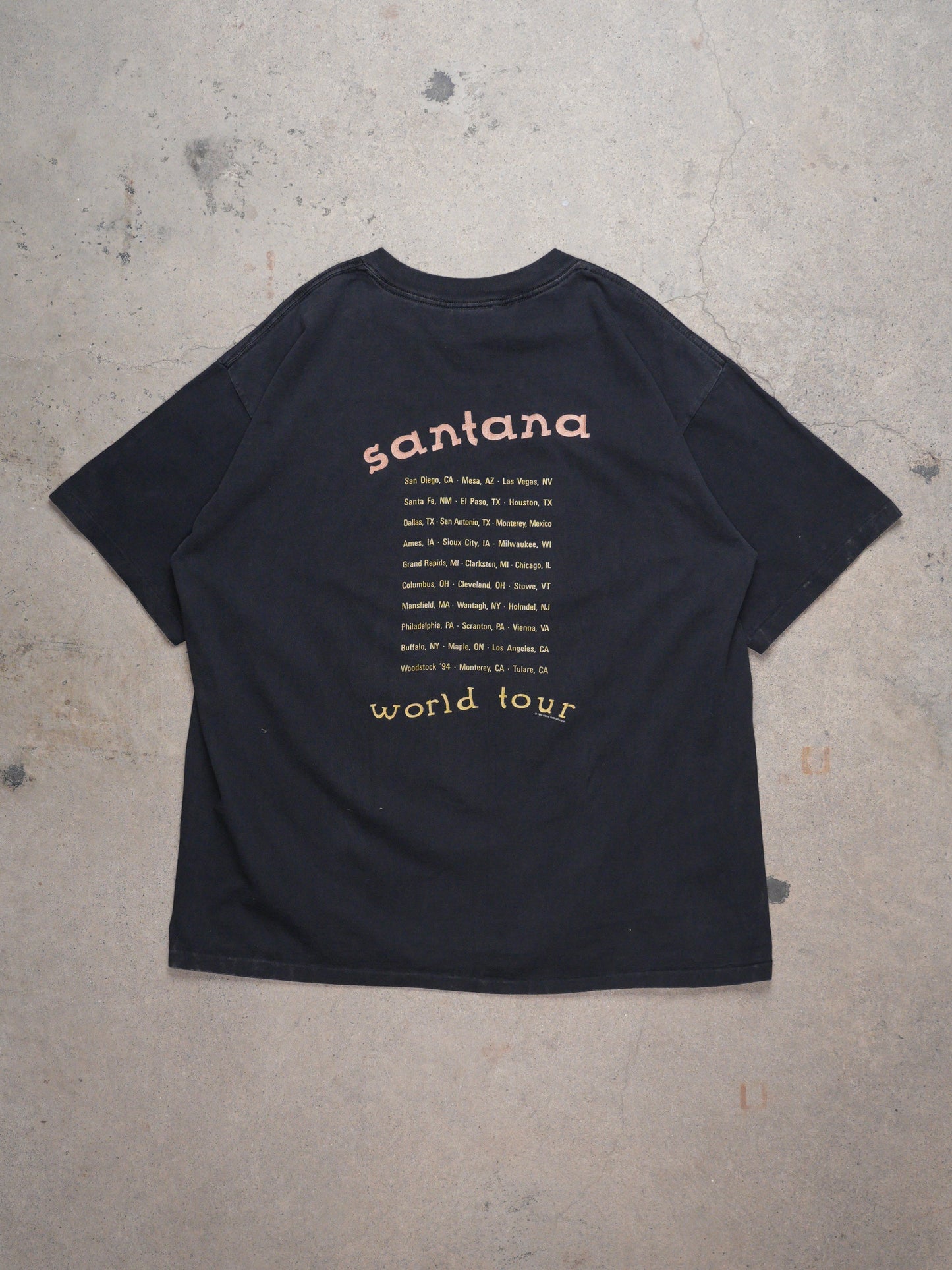 1994 - SANTANA WORLD TOUR T-SHIRT