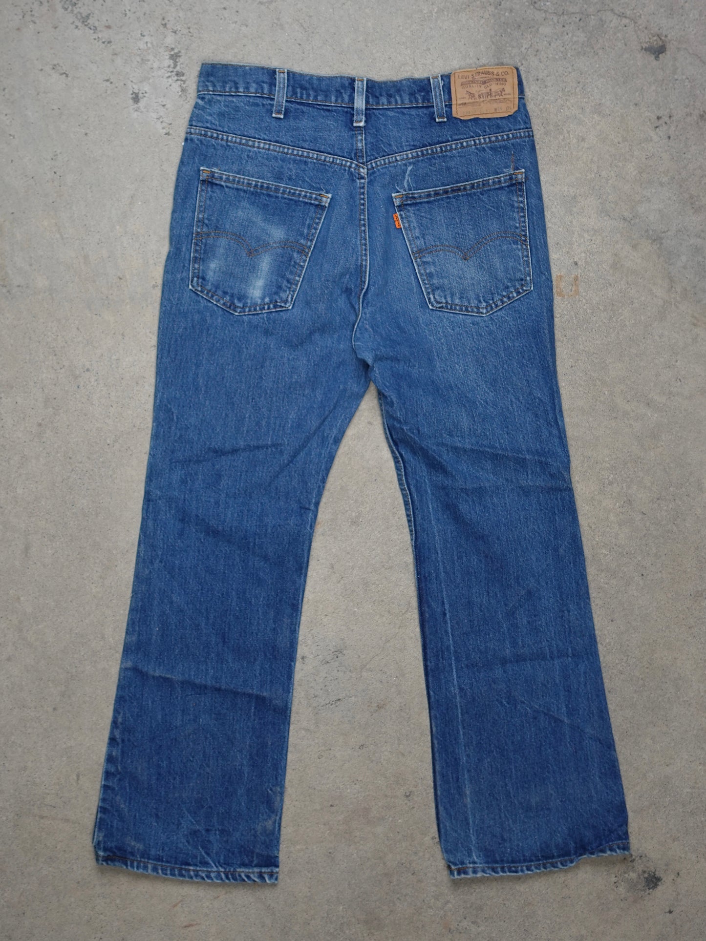 1970S - LEVIS 517 ORANGE TAB BOOTCUT DENIM JEANS