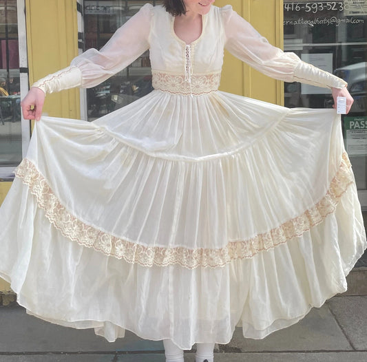 1970S - GUNNE SAX DRESS