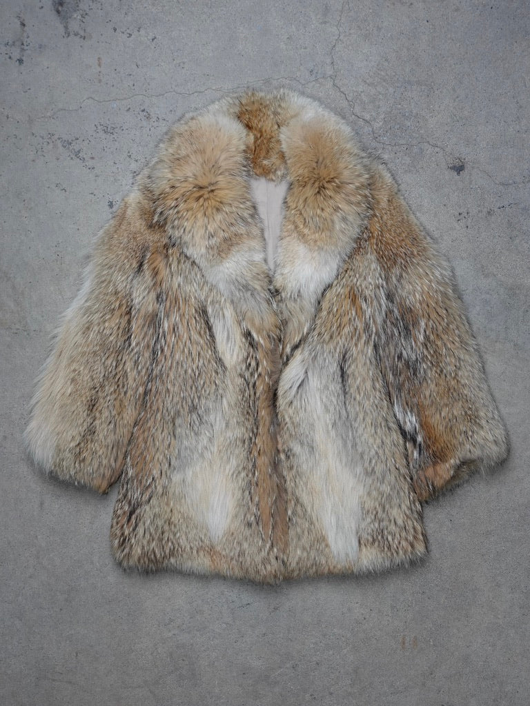 1970S - COYOTE FUR COAT