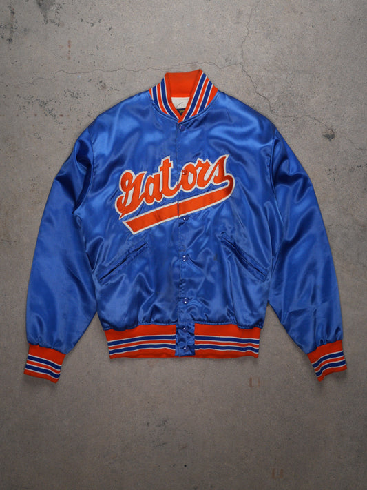 1980S - FLORIDA GATORS SATIN VARSITY BOMBER JACKET