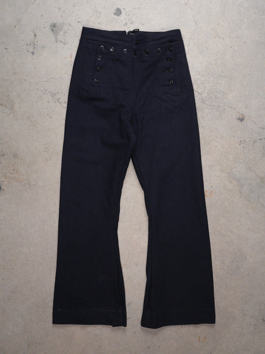 1940S - US NAVY "CRACKER JACK" WOOL /BELL BOTTOMS