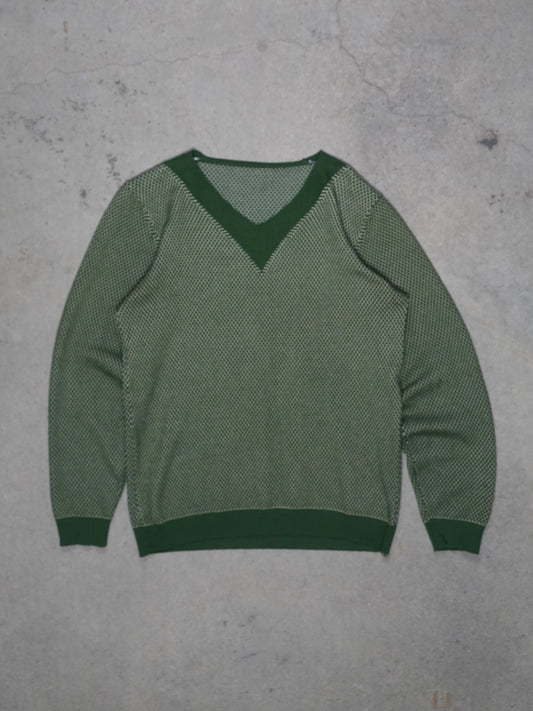 1960S - WOOL V NECK SWEATER