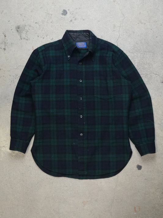 1970S - PENDLETON BUTTON DOWN COLAR FLANNEL SHIRT