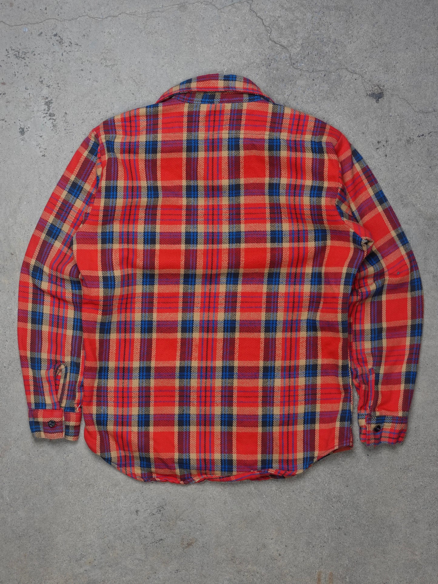 1980S - BIG BIKE PLAID FLANNEL SHIRT