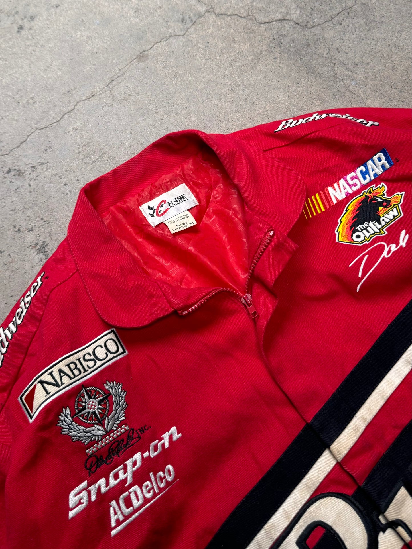 1990S/2000S - BUDWEISER "BUD KING OF BEERS" CHASE NASCAR JACKET