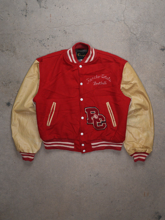 1960S - CHAMPION VARSITY JACKET "RANCHO COTATE FOOTBALL"