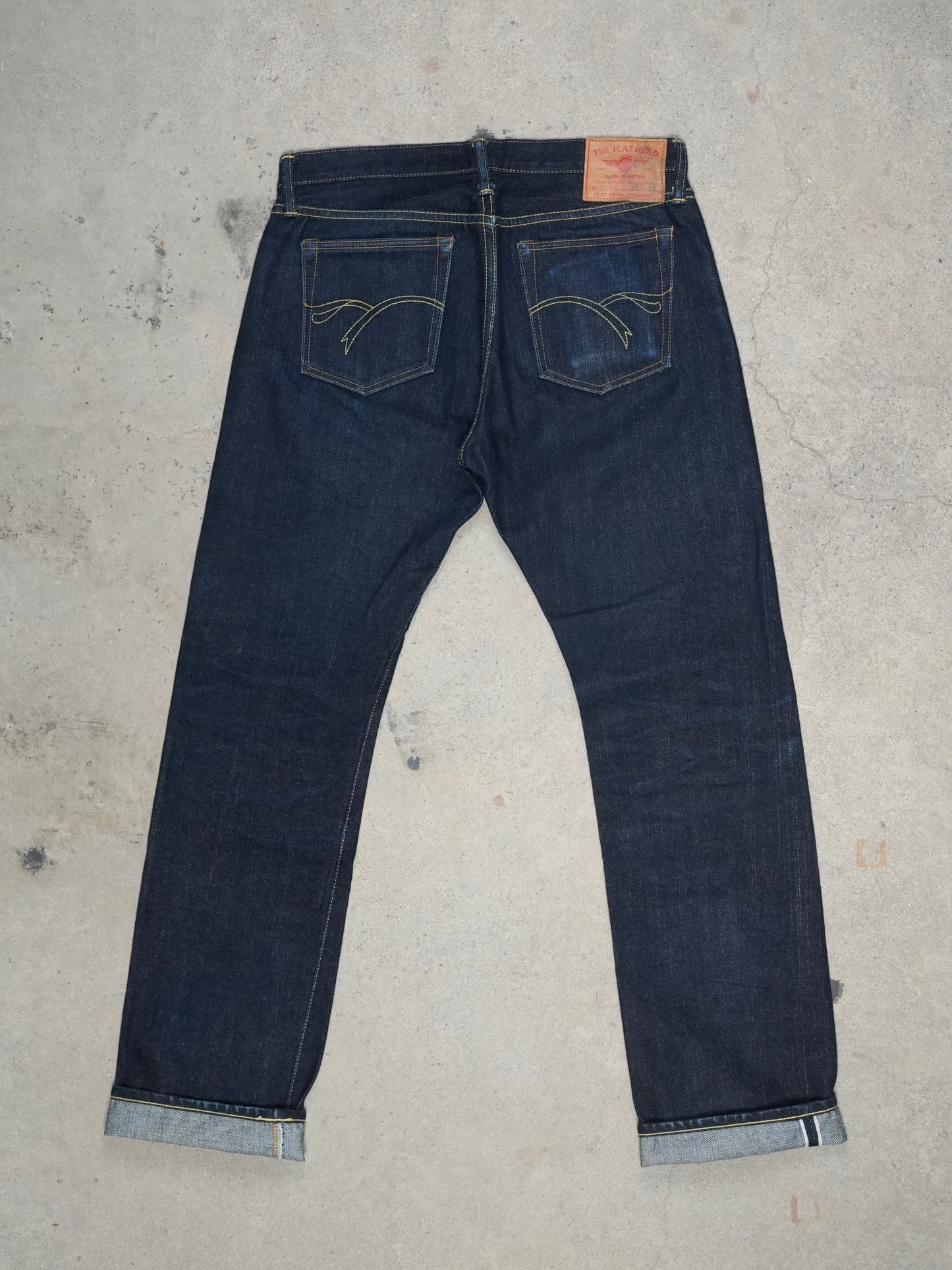 2000S - THE FLAD HEAD 3001 32X32 JAPANESE DENIM JEANS