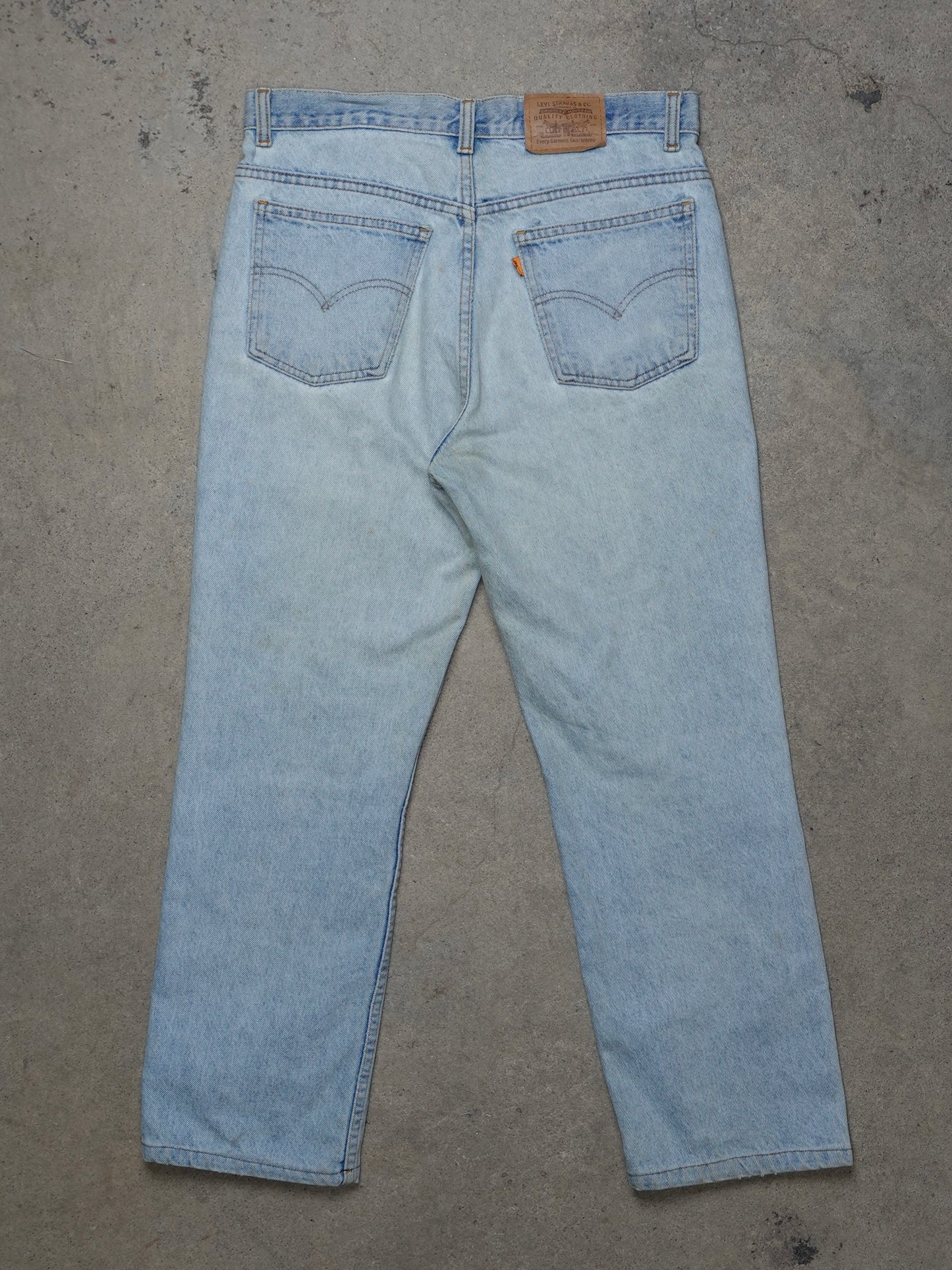 1980S/90S - LEVIS 507 ORANGE TAB DENIM JEANS