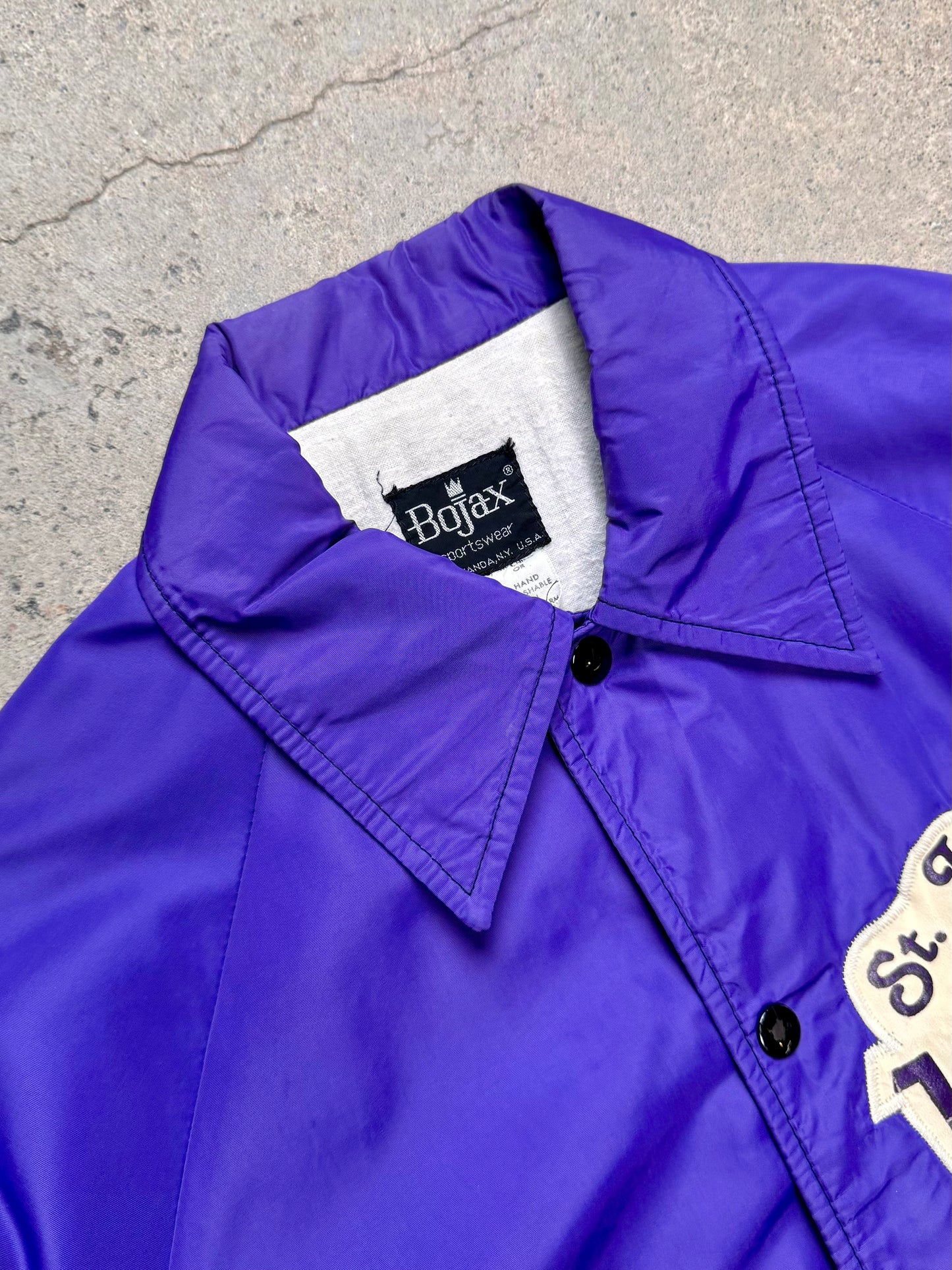 1980S - "VIKINGS" NYLON COACH JACKET