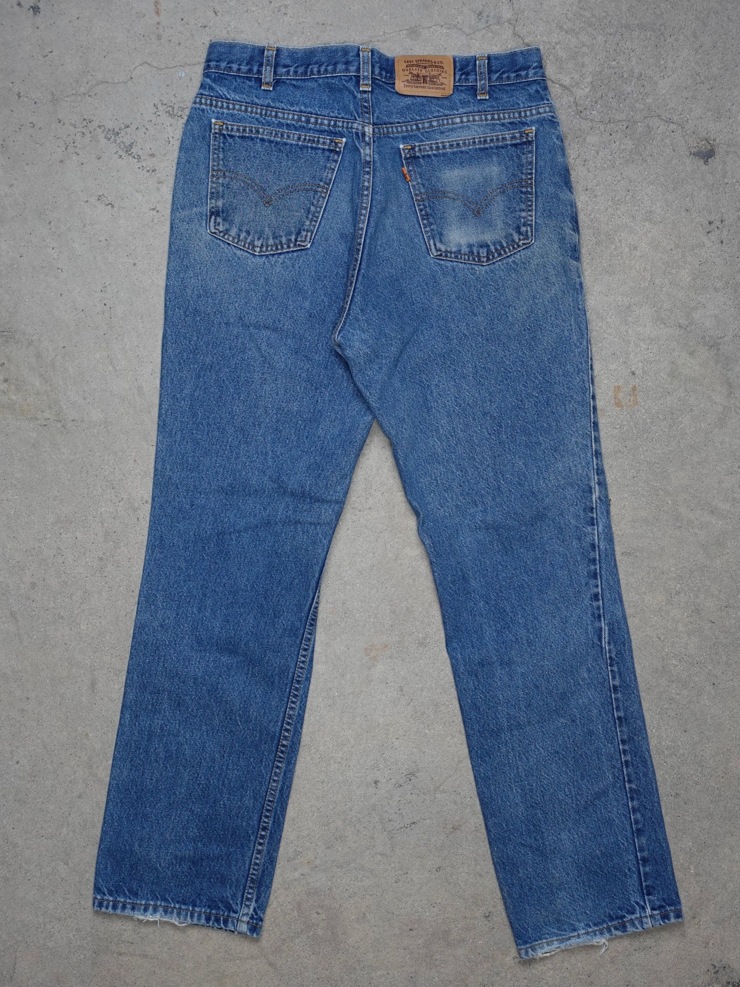 1990S - LEVIS ORANGE TAB DENIM JEANS