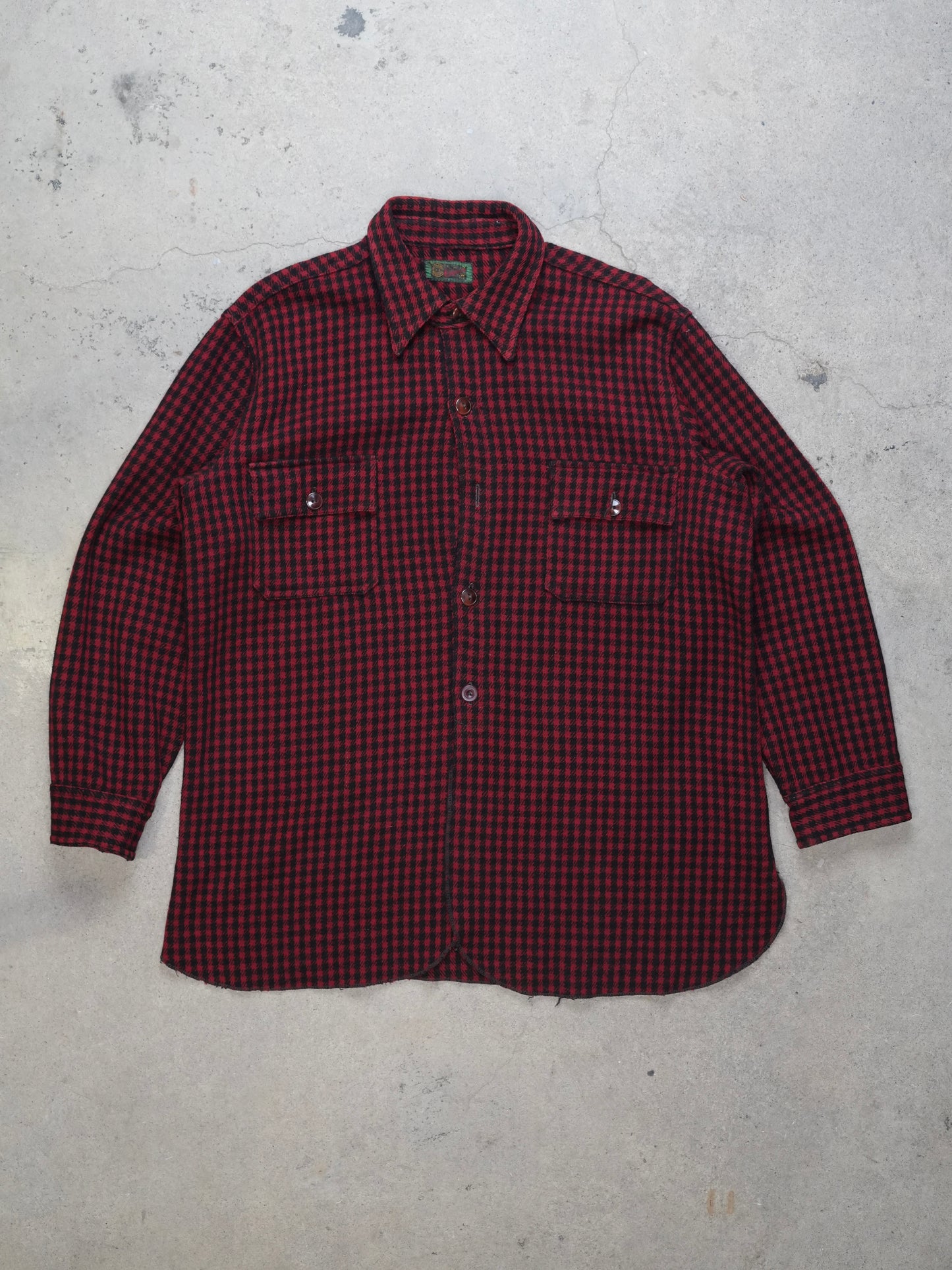 1960S - CHIPPEWA WOOL FLANNEL SHIRT