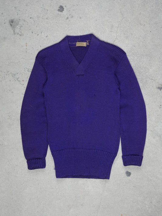 1940S - IMPERIAL MILWAUKEE WOOL KNIT SWEATER