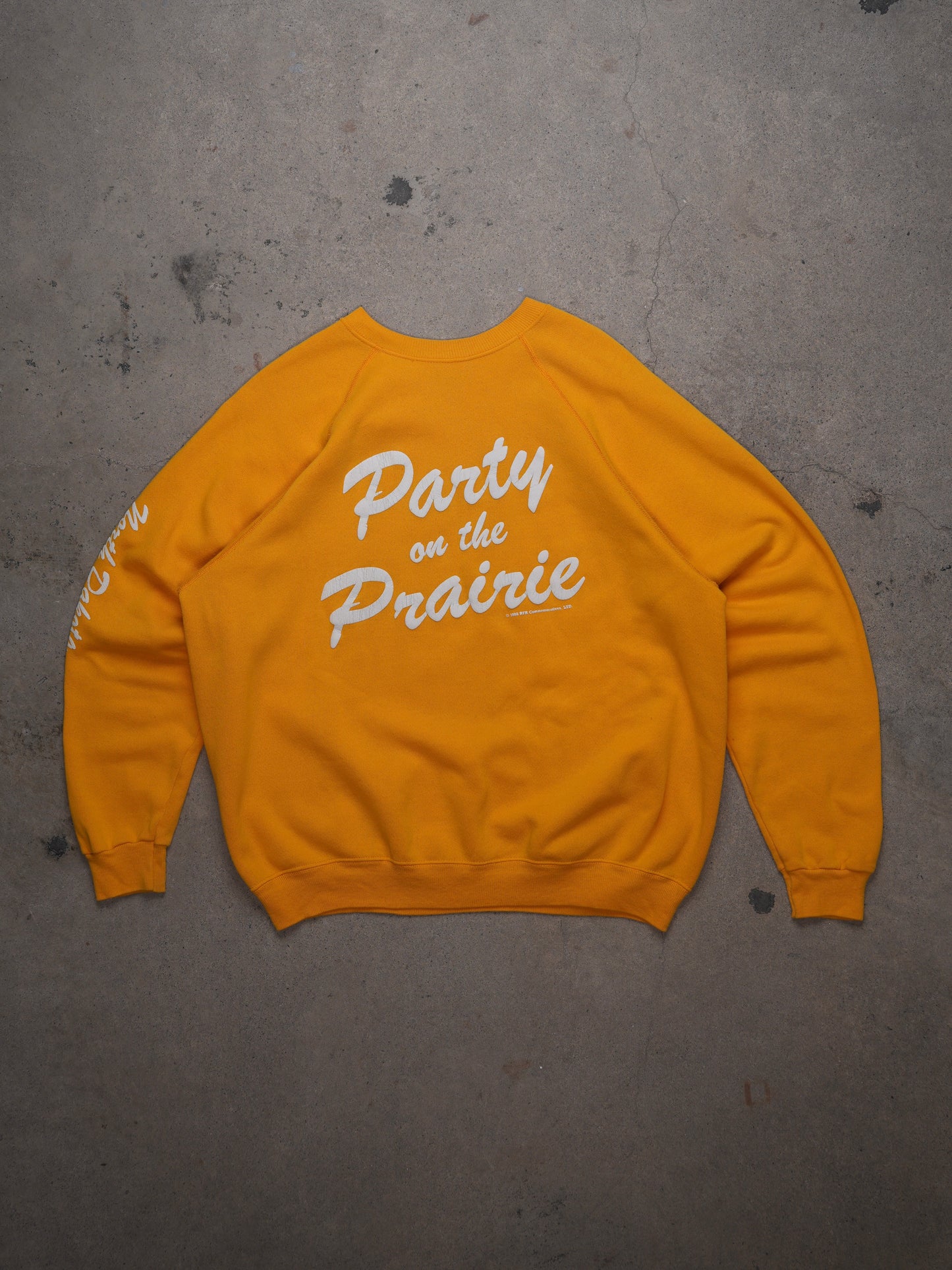 1980S - "PARTY ON THE PRAIRIE" RAGLAN SLEEVE CREWNECK