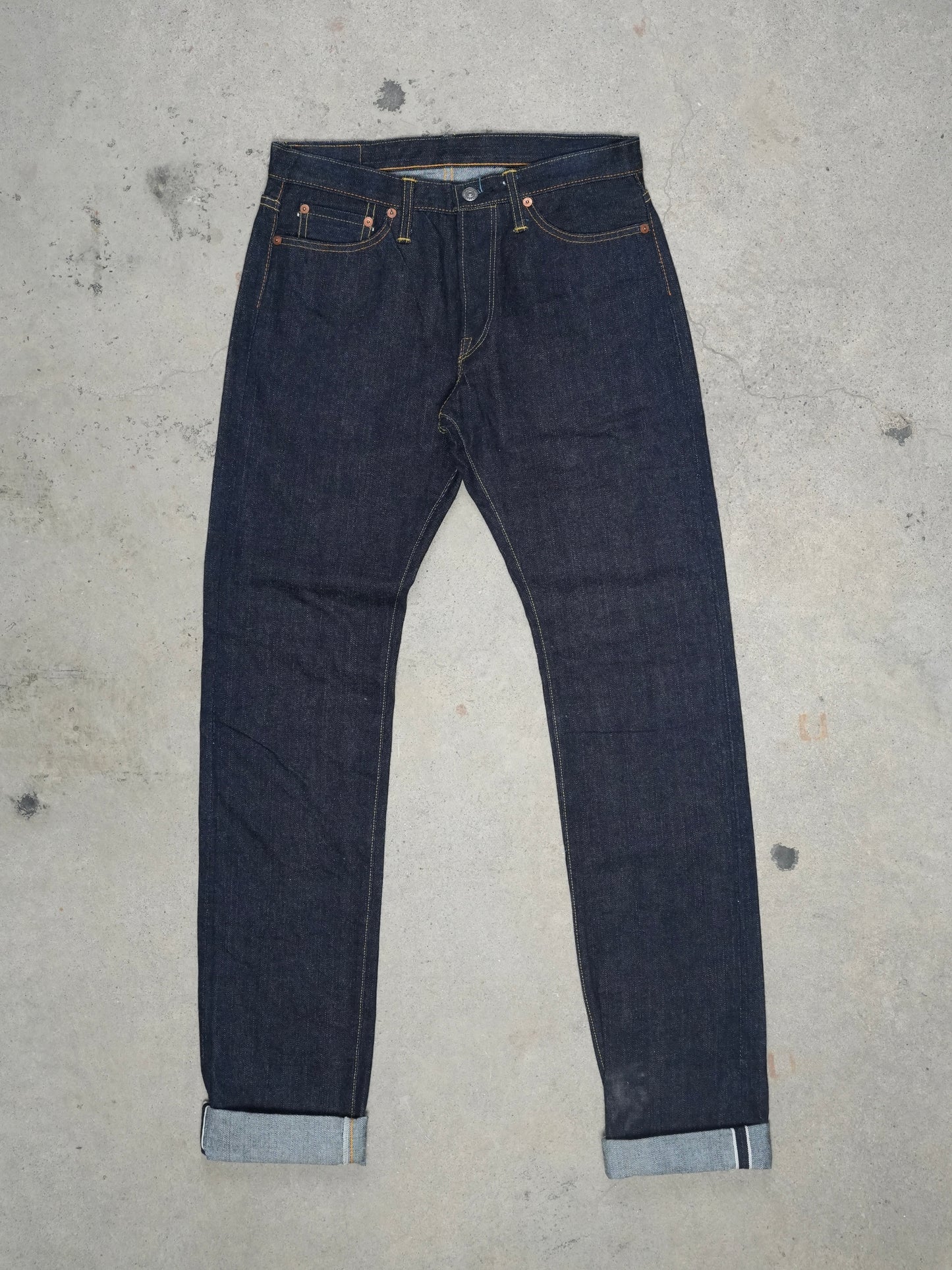 2000S - THE FLAD HEAD 3002 31X36 JAPANESE DENIM JEANS