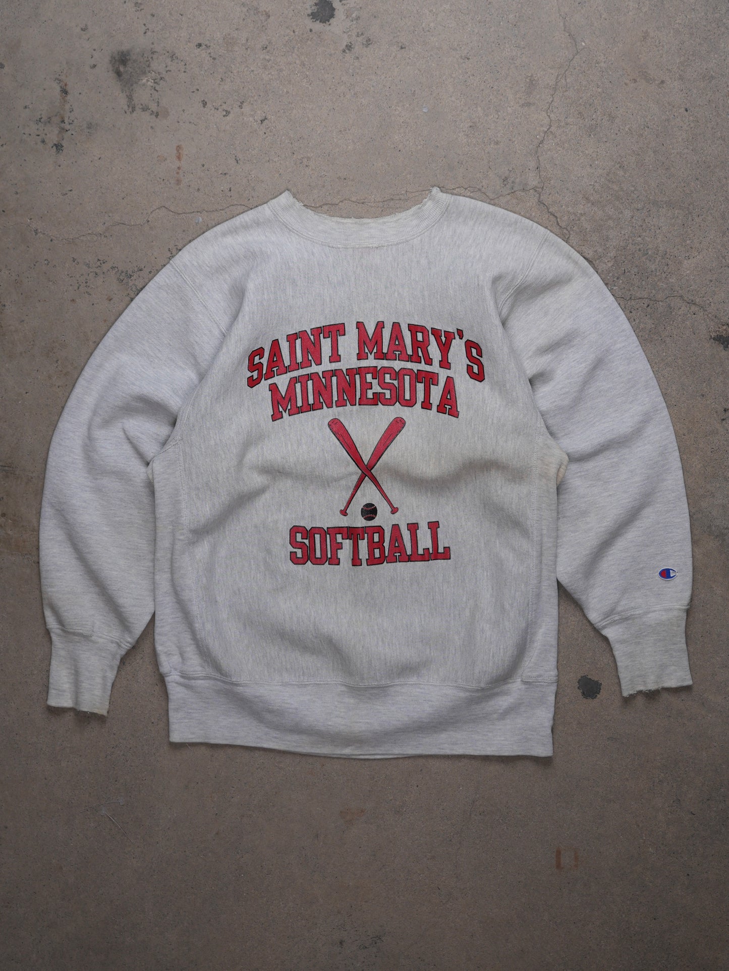 1980S - "SAINT MARYS" CHAMPION REVERSE WEAVE SWEATSHIRT