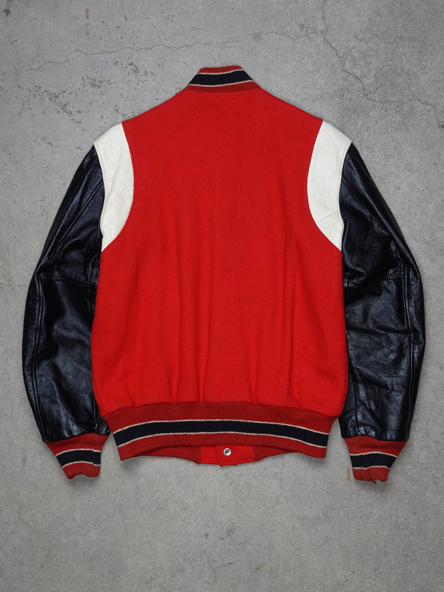 1960S - "OW 69" VARSITY BOMBER JACKET