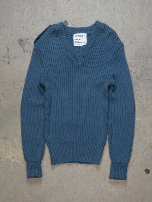 1990S/2000S - UNIFORM KNIT WOOL SWEATER