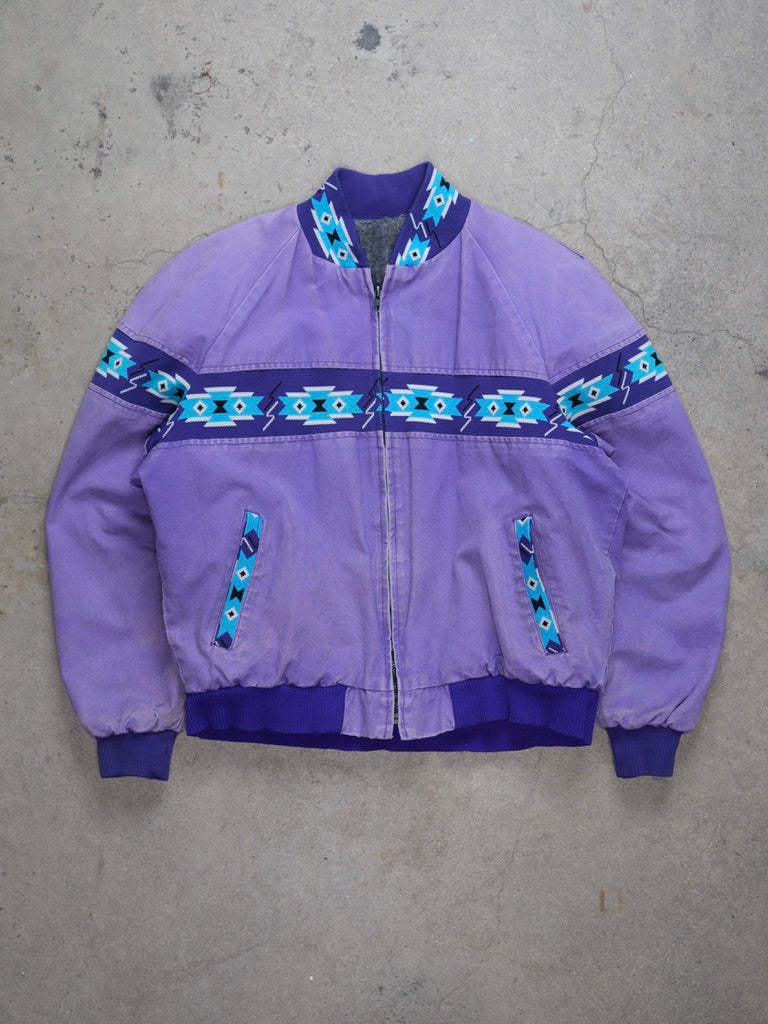 1980S - SOUTHWESTERN BRUSH POPPER JACKET