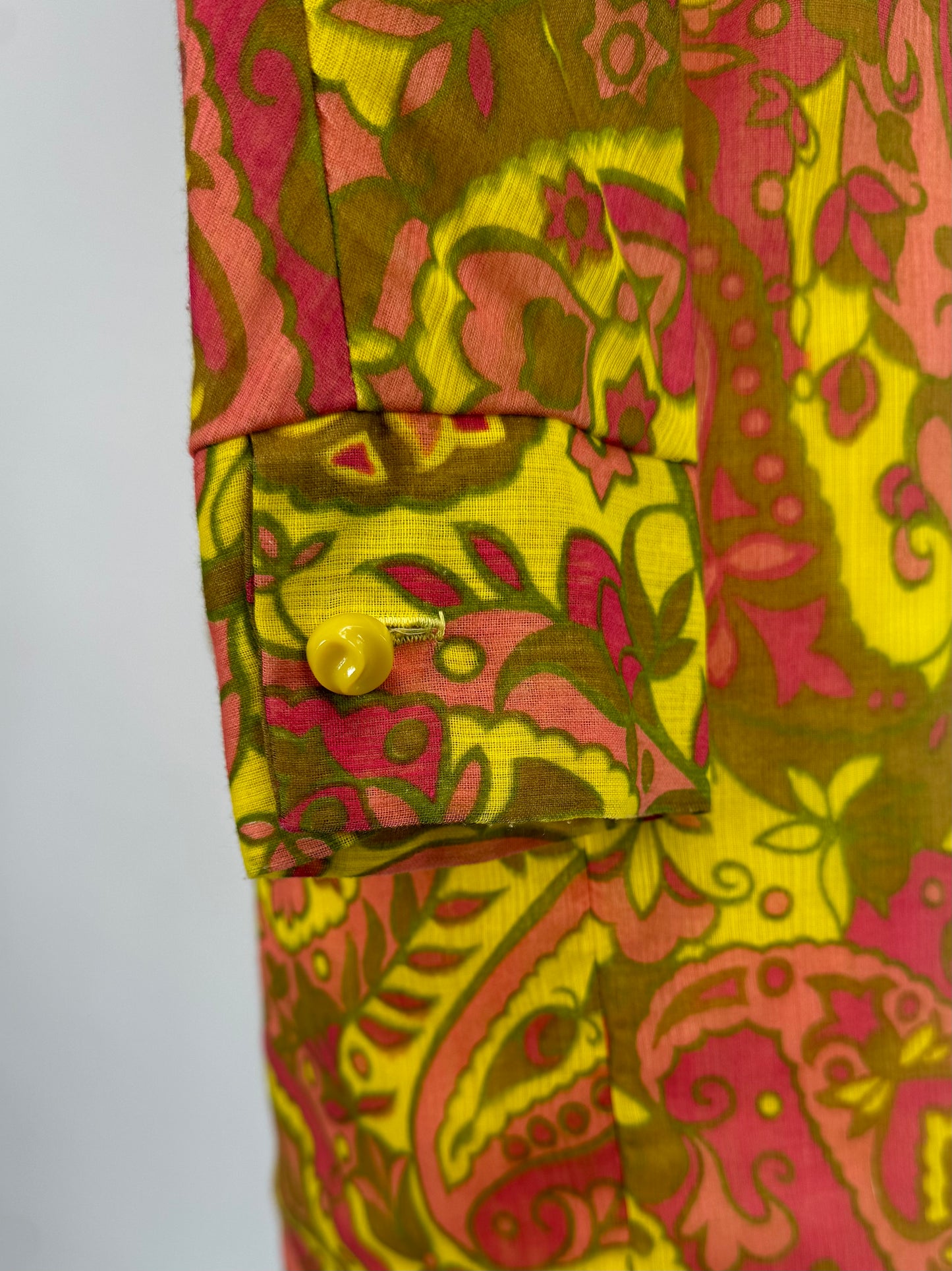 1960S - PAISLEY PARK PSYCHEDELIC PUCCI INSPIRED LONG SLEEVE SHIFT DRESS