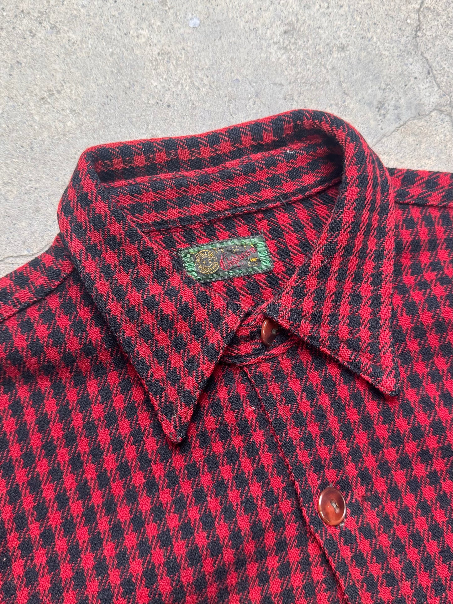 1960S - CHIPPEWA WOOL FLANNEL SHIRT