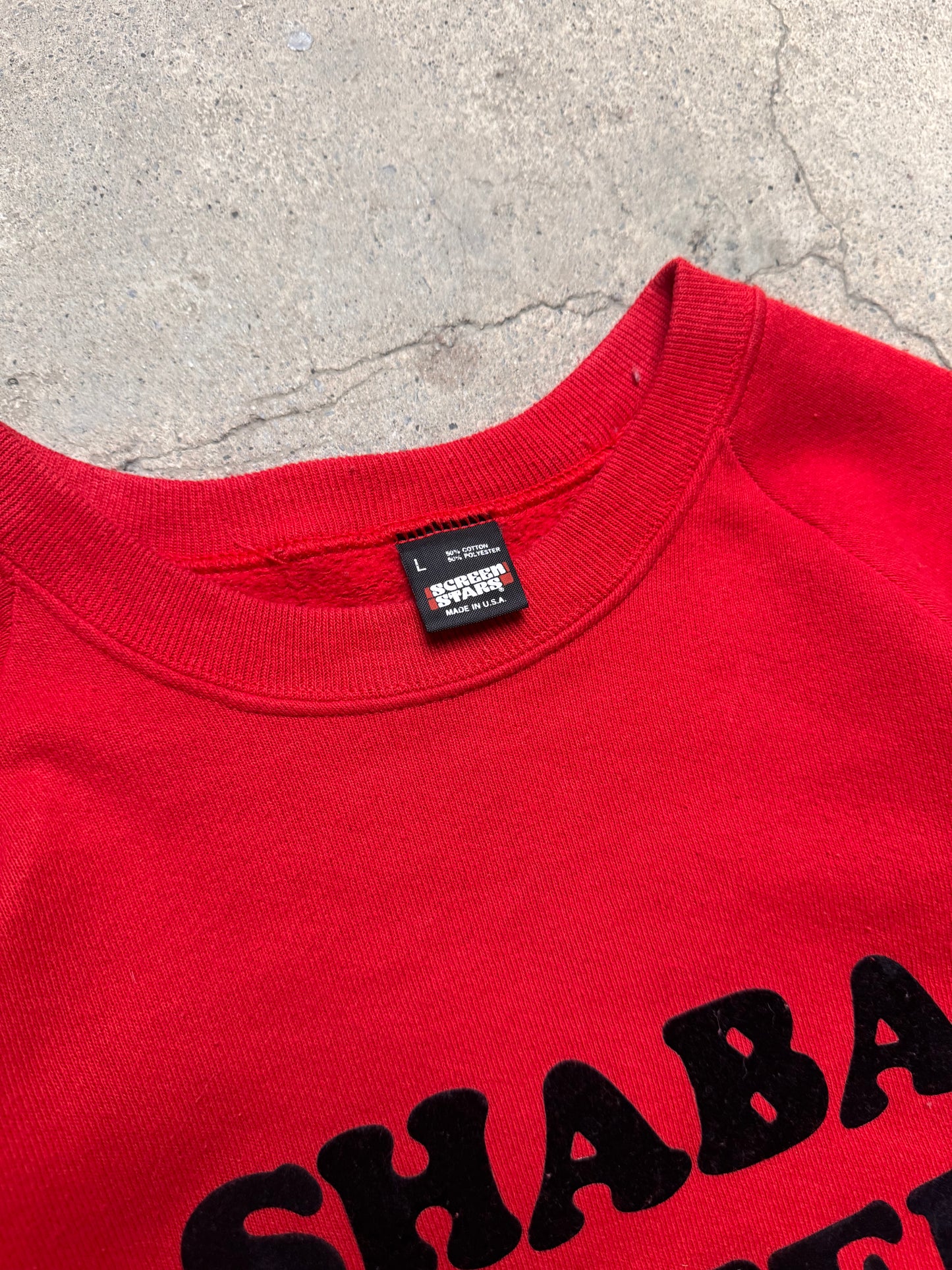 1990S - "SHABA SISTER" RAGLAN SLEEVE CREWNECK SWEATSHIRT