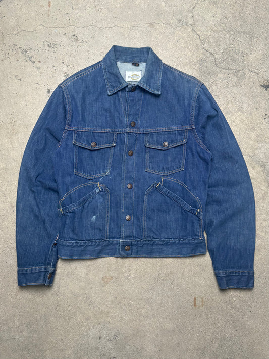 1970S - BAR C DENIM TRUCKER JACKET