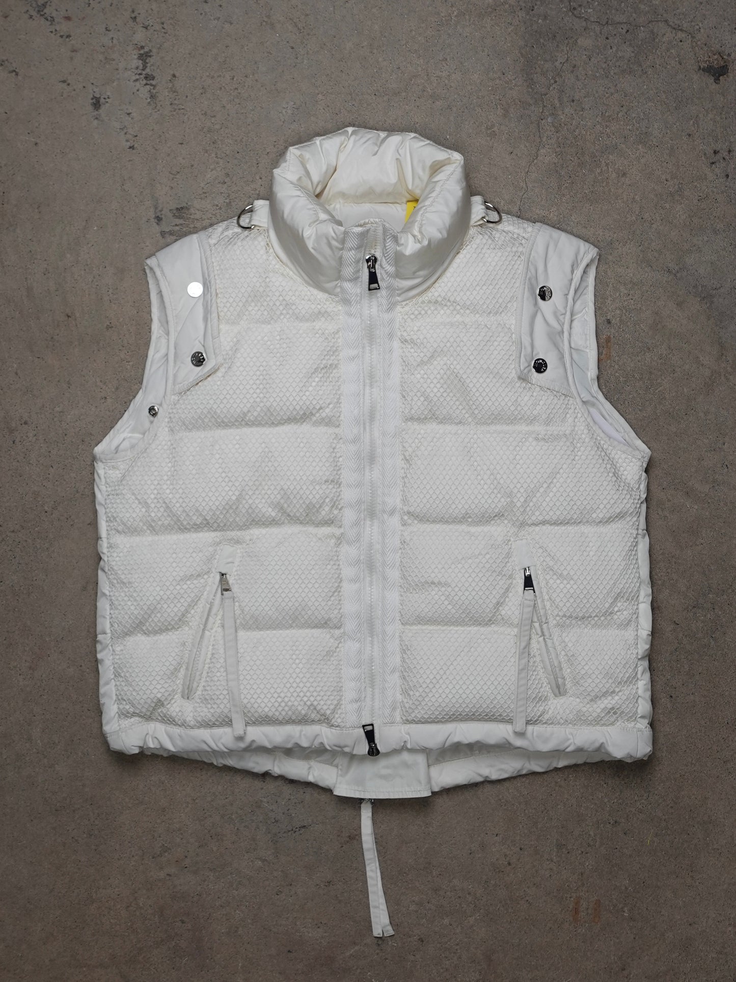 GENUINE MONCLER DOWN LINED QUILTED VEST