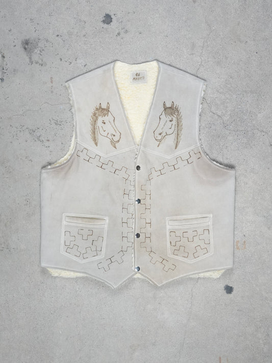 1980S - MEXICAN SHEARLING VEST