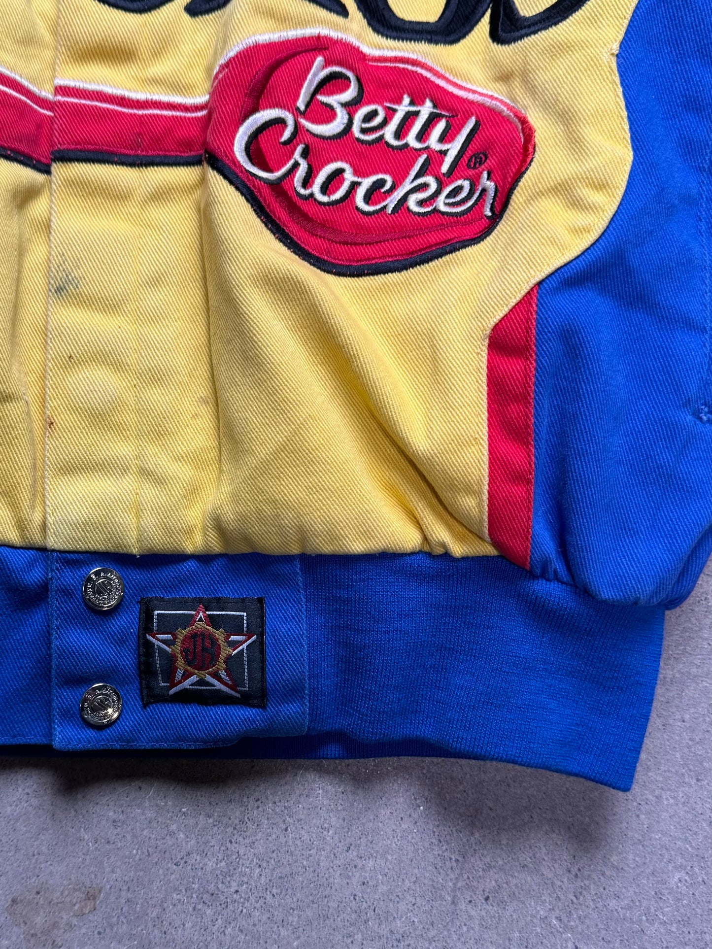 1990S/2000S - CHEERIOS JH DESIGNS NASCAR ADVERTISING JACKET