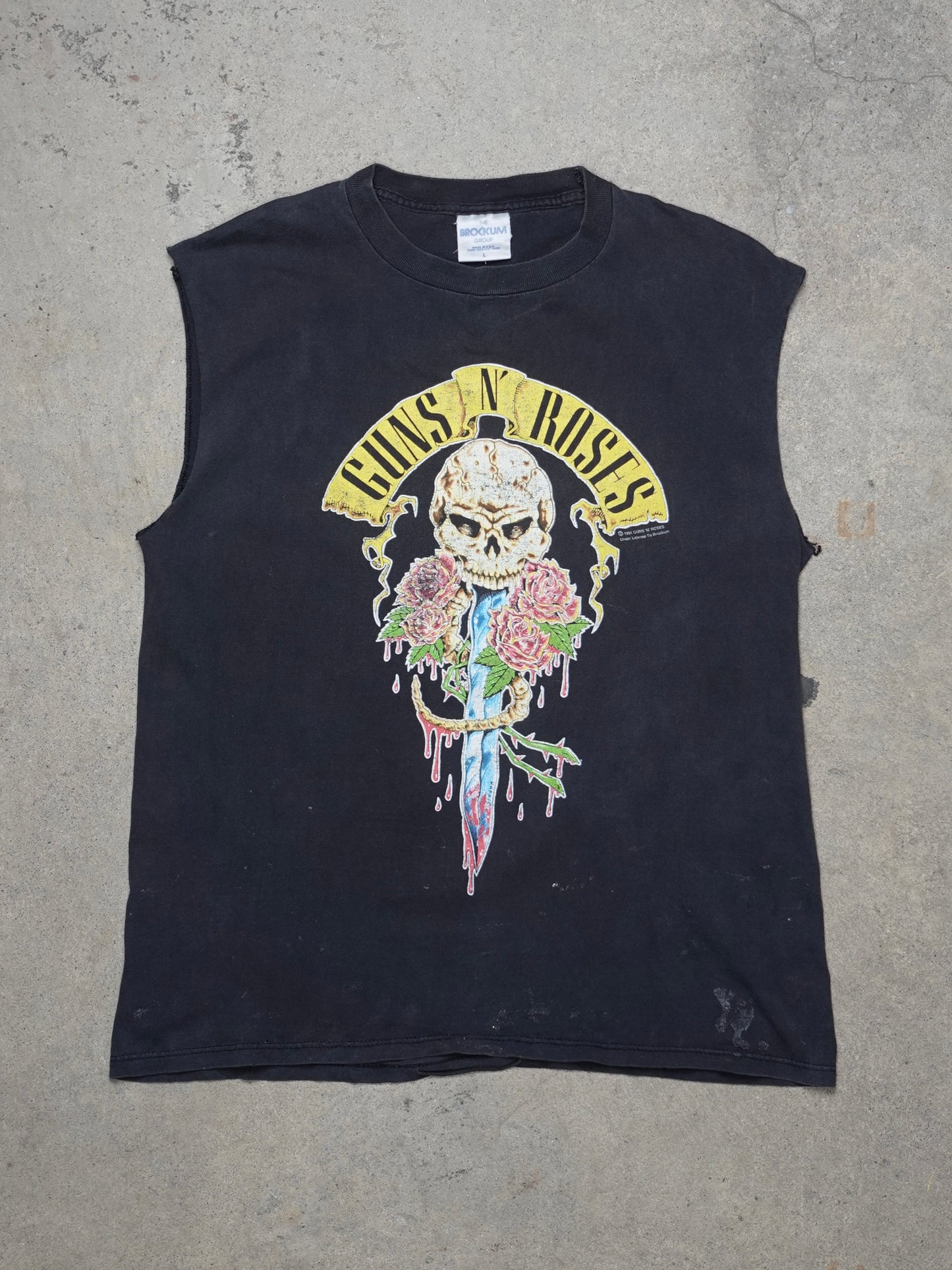 1990S - BROKHAM CUT OFF GUNS N ROSES T-SHIRT