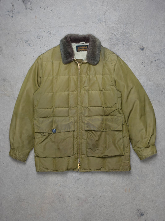 1960S/70S - EDDIE BAUER WAXED DOWN QUILTED JACKET